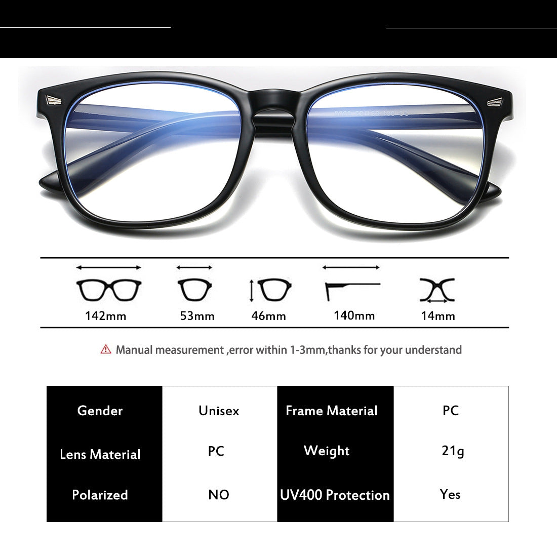Frame measurements and specifications