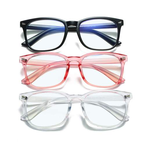 Wattle Vision night glasses in black, pink and transparent